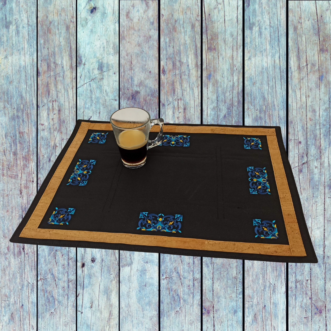 lack Placemat Tile with Cork _ Natural Cork Color