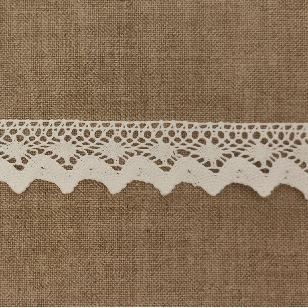 Linen Bag Mandala_Lace Strip White Color