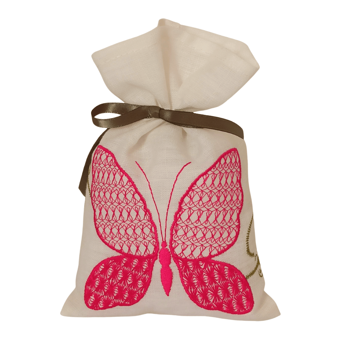 Linen Fragrance Sachet Butterffly - Front Image