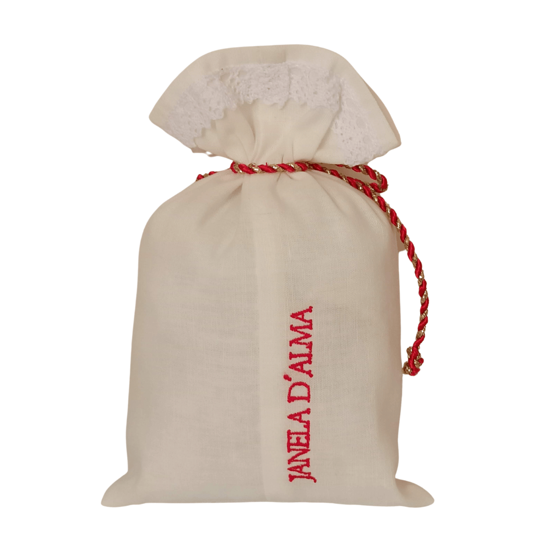 Linen Fragrance Sachet Christmas Tree - White Lace Strip2