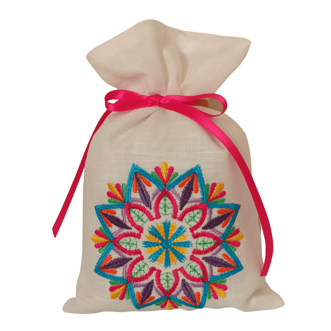 Linen Fragrance Sachet Mandala - Front Image