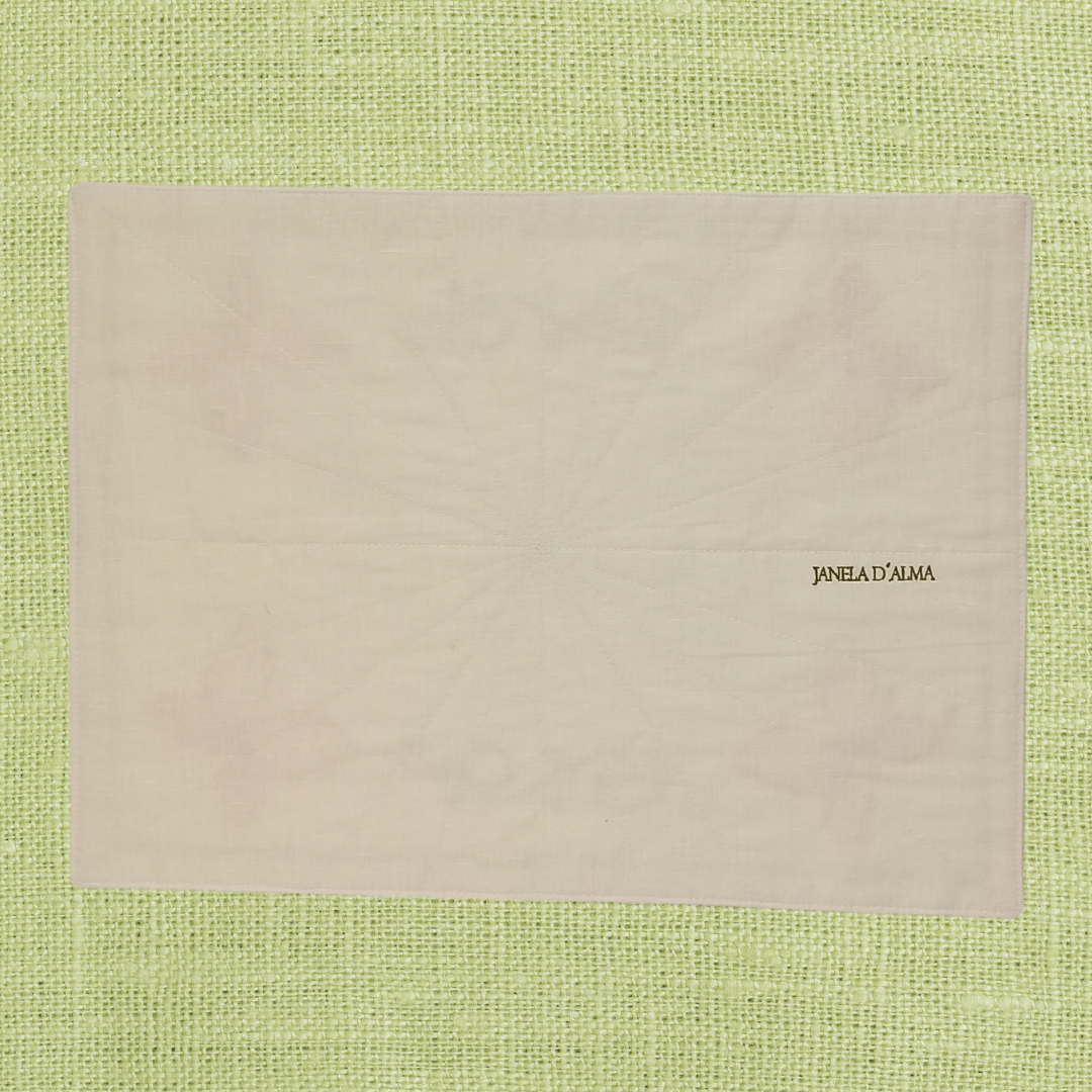 Linen Placemat Butterfly with Cork_Back