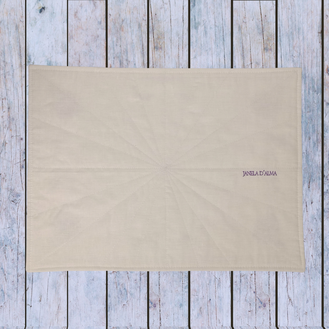 Linen Placemat Lavander_Back