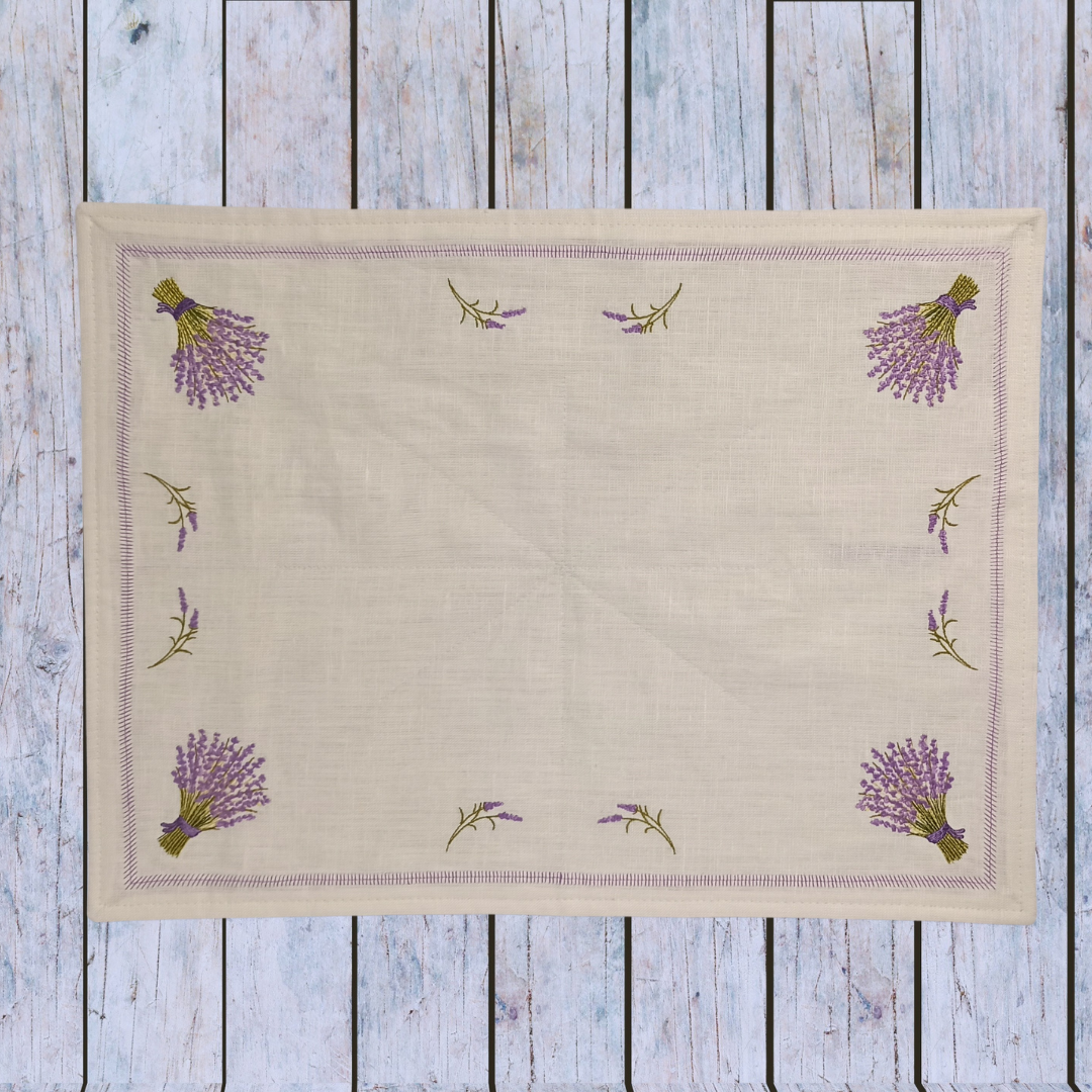 Linen Placemat Lavander_Front