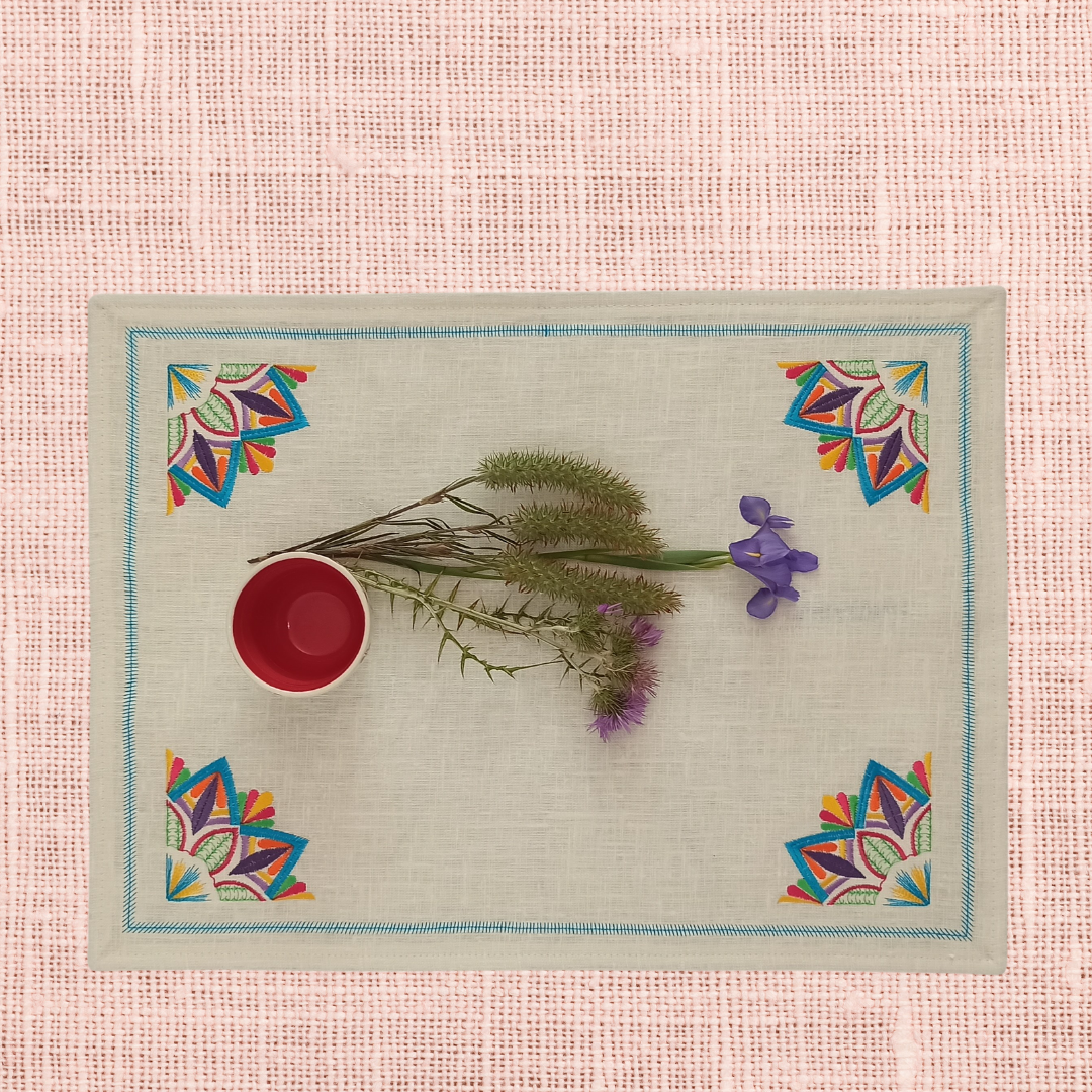 Linen Placemat Mandala