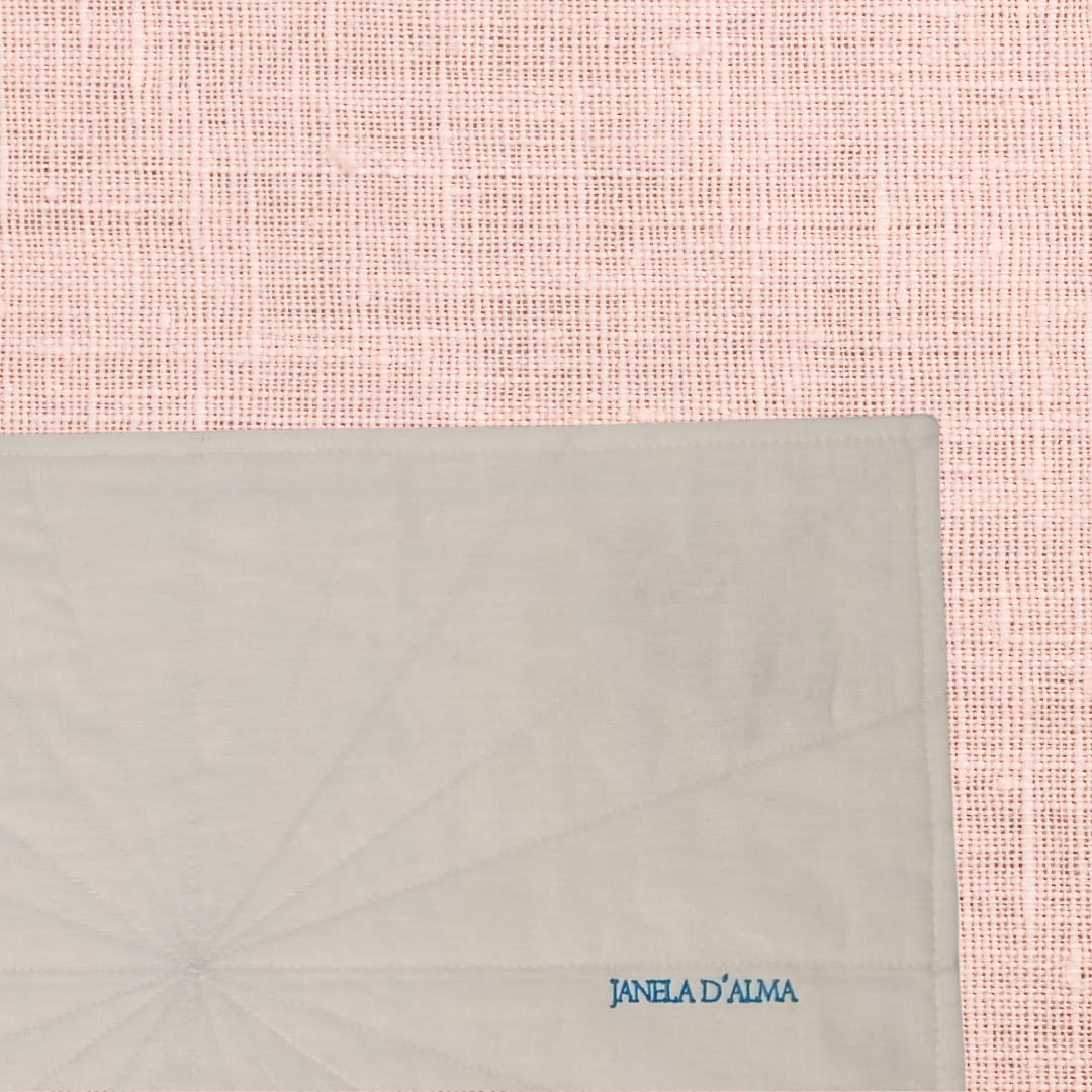 Linen Placemat Mandala_Back Details