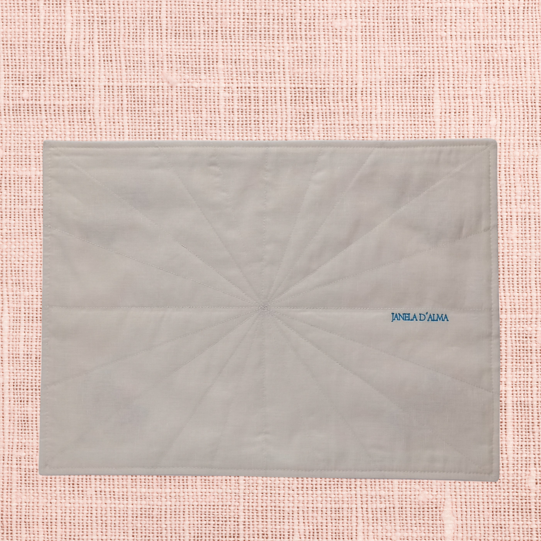 Linen Placemat Mandala with Cork_Back