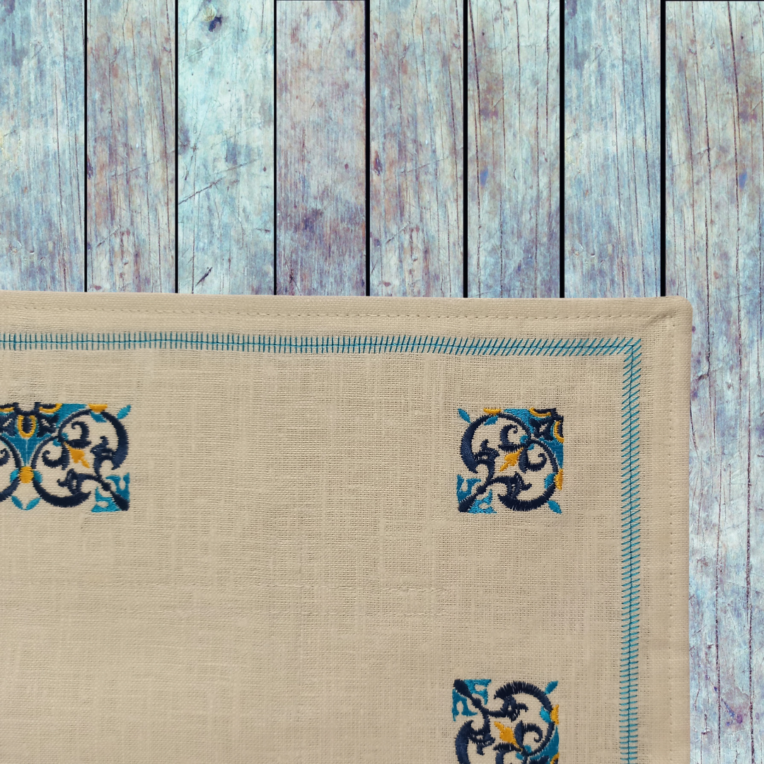 Linen Placemat Tile_Front Details