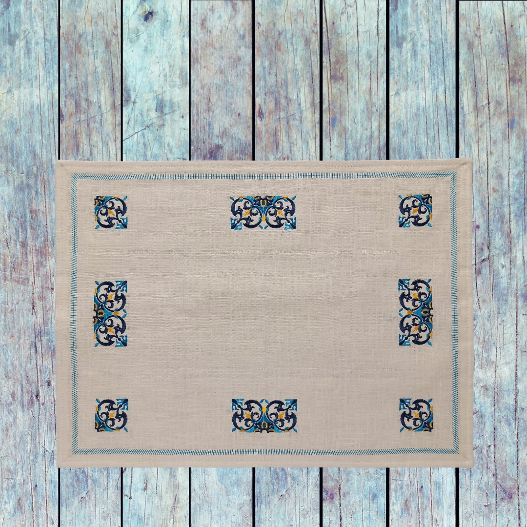 Linen Placemat Tile_Front