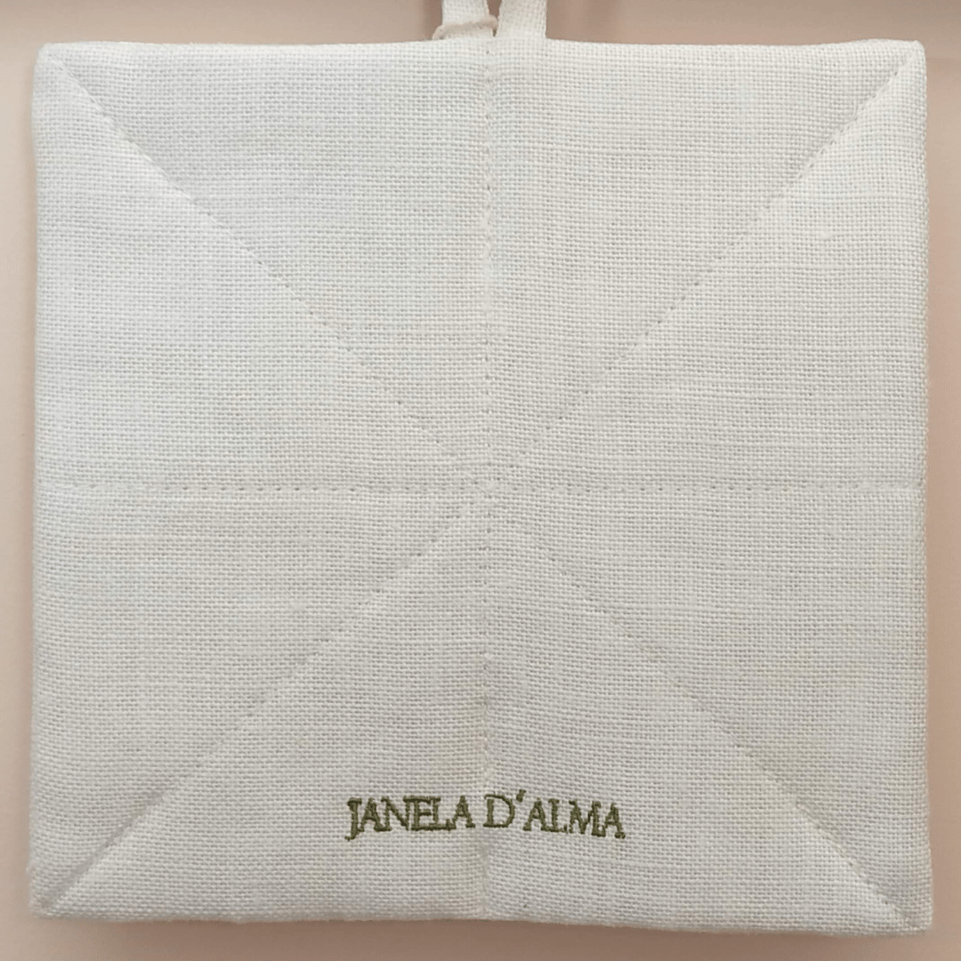 Linen Potholder Butterfly - Back Image Details