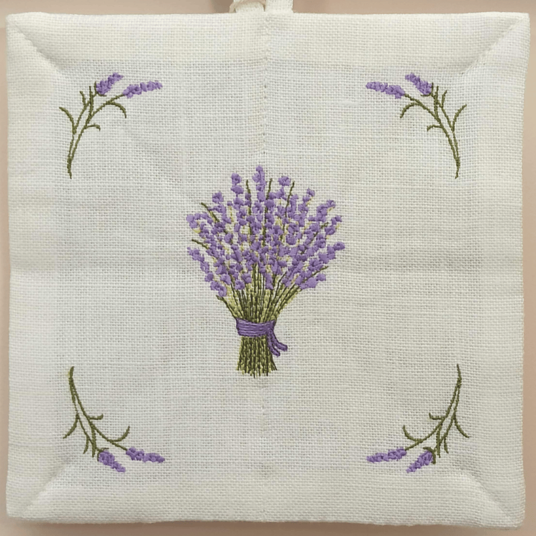 Linen Potholder Lavander - Front Image Details