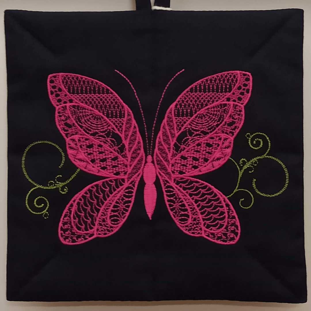 Potholder Butterfly - Front Image Details
