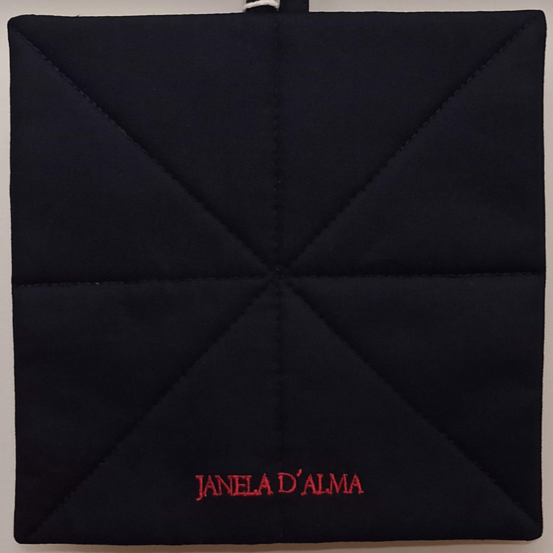 Potholder Christmas Flower - Back Image Details