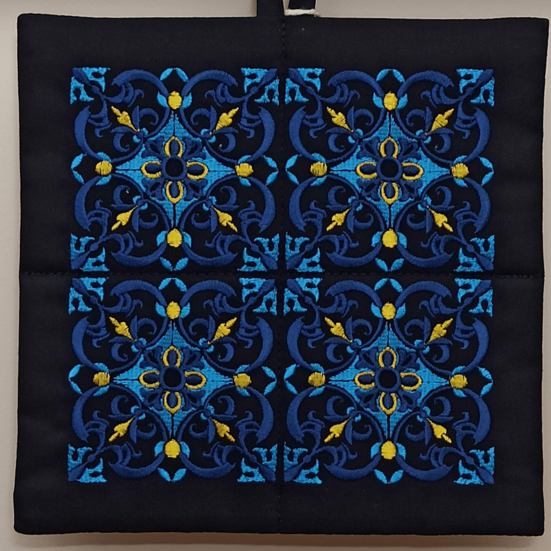 Potholder Portuguese Tile - Front Image Details
