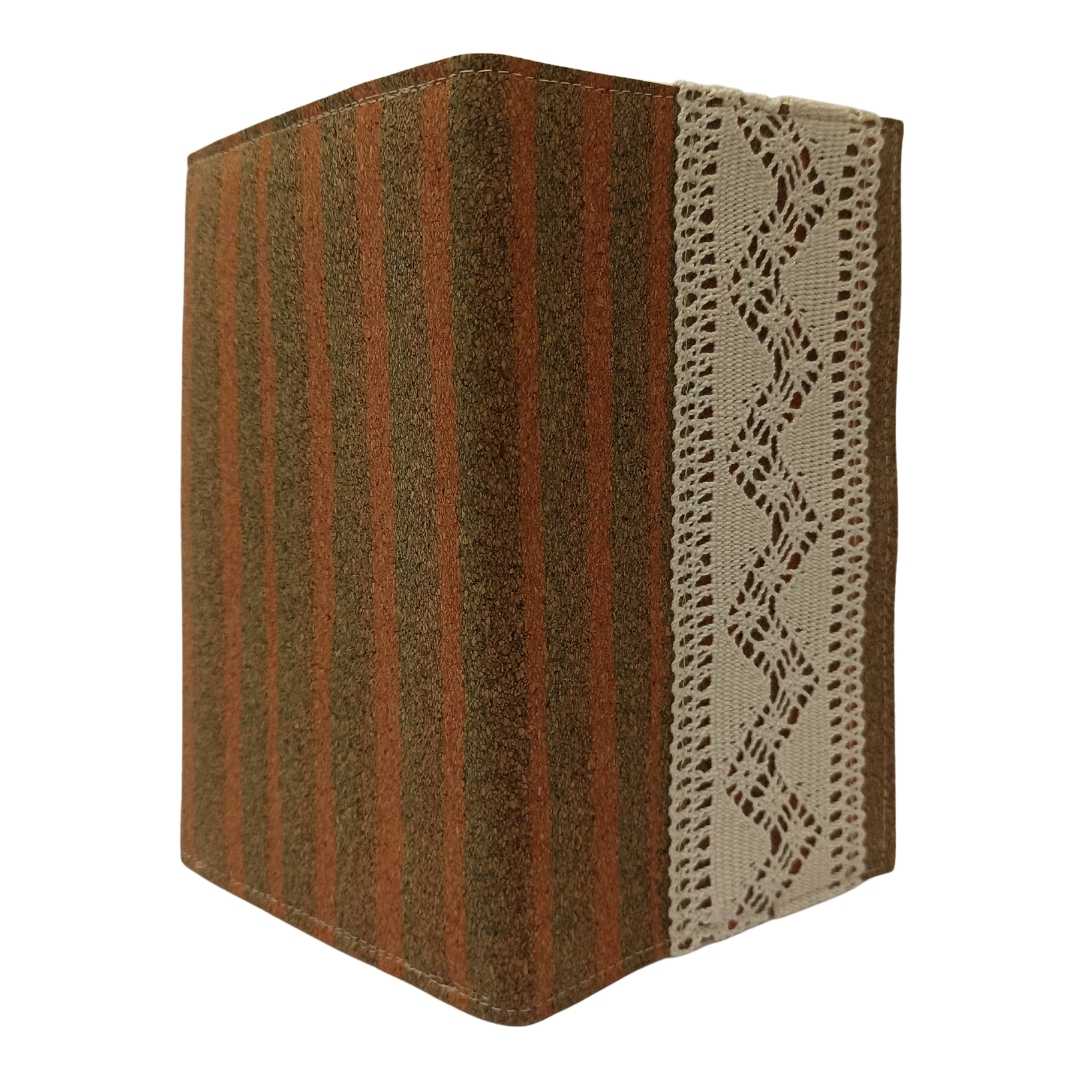 Striped Cork Phone Pouch - Profile Image