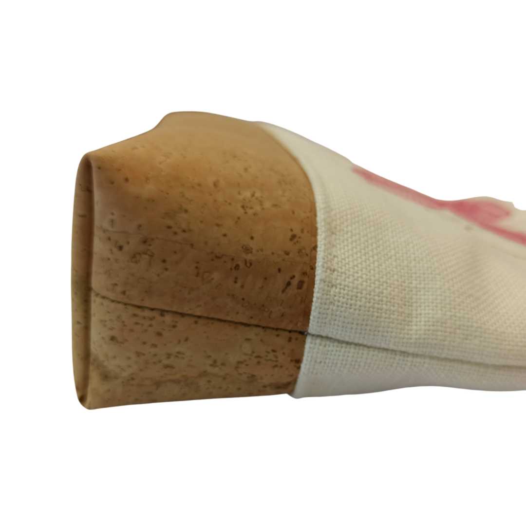 Women Clutch Bag Butterfly - Natural Base Cork Color - Base Cork Details