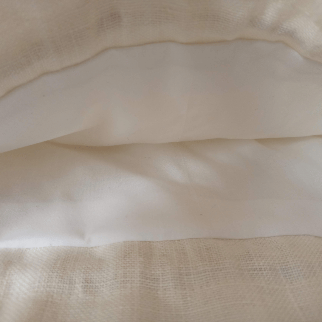 Linen Bag Portuguese Tile - 34cm x 45 cm - Inside Image Details