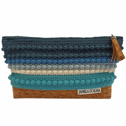 Clutch Bag Blueish - Front Image Details