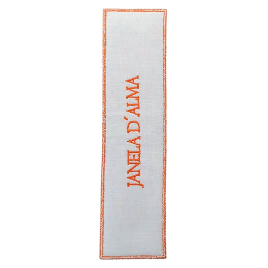 Linen Bookmark Mandala - Back Image