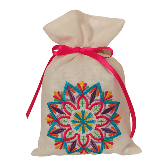 Linen Fragrance Sachet Mandala - Front Image