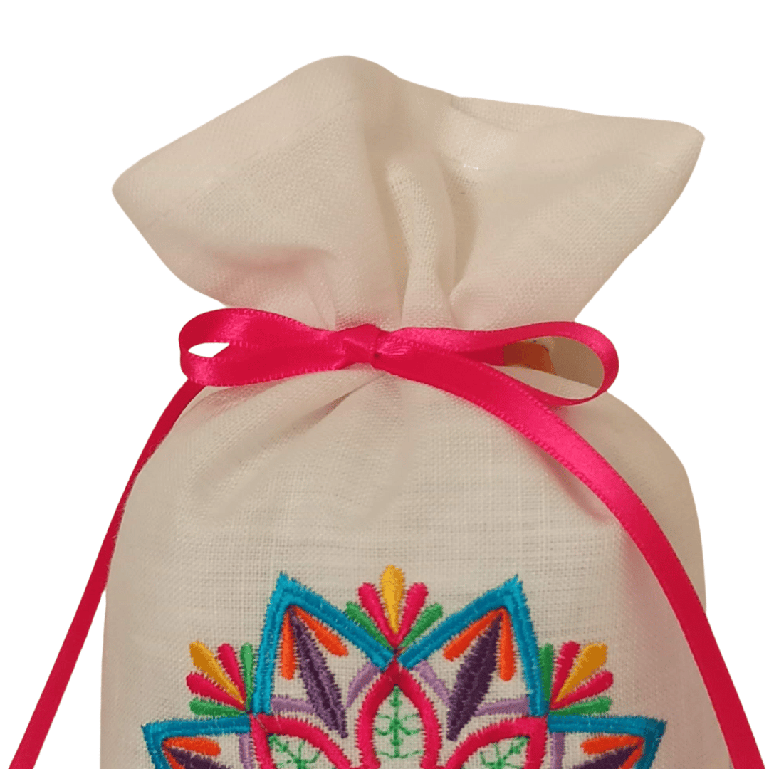 Linen Fragrance Sachet Mandala - Front Image Details