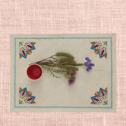 Linen Placemat Mandala