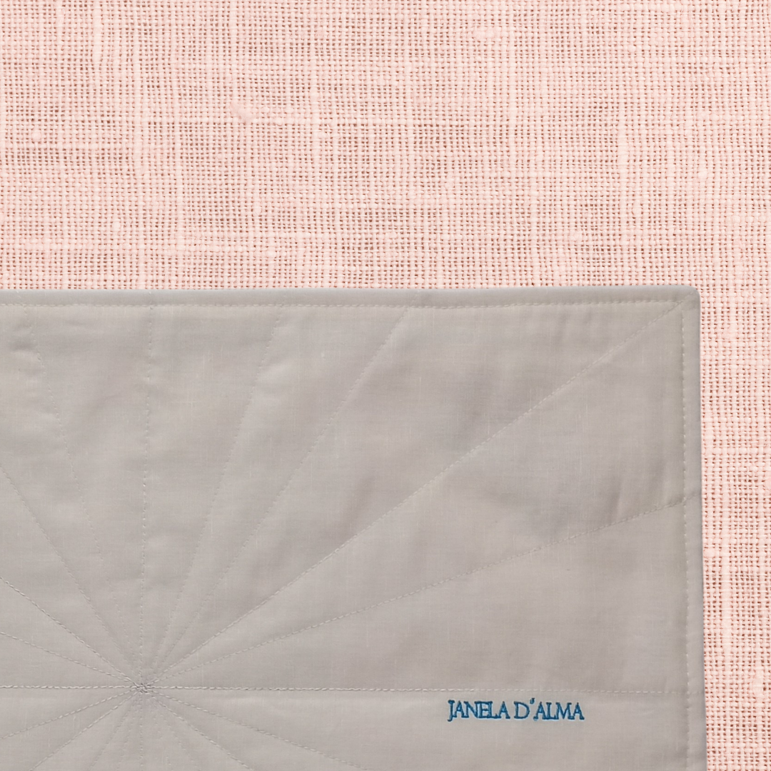Linen Placemat Mandala with Cork_Back Details