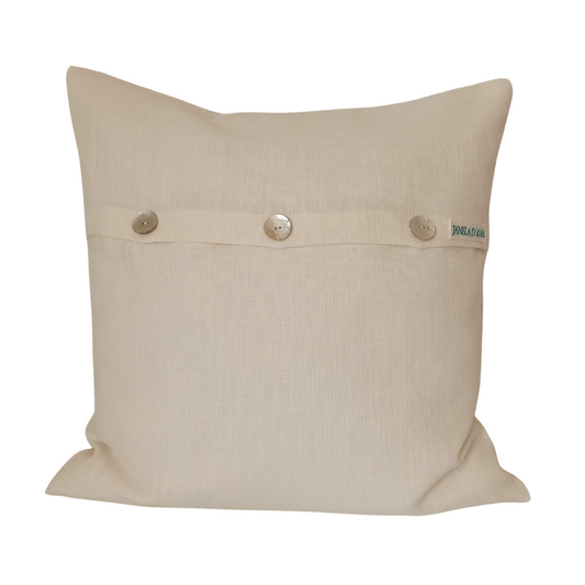 Linen Cushion Cover Mandala Flower