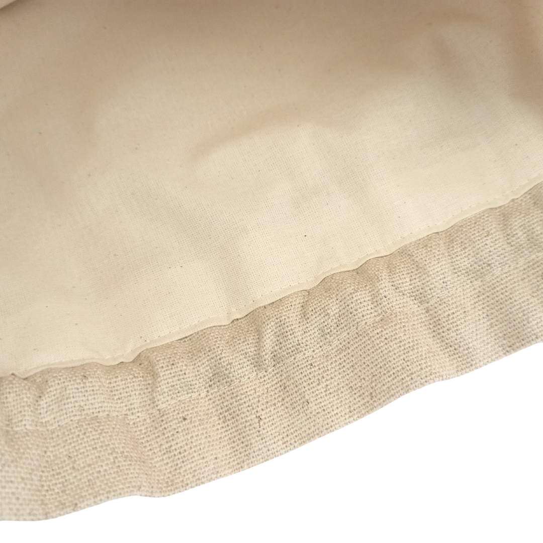 Medium Linen Bag Portuguese Lace - Old Pink5 - 32cm x 25cm