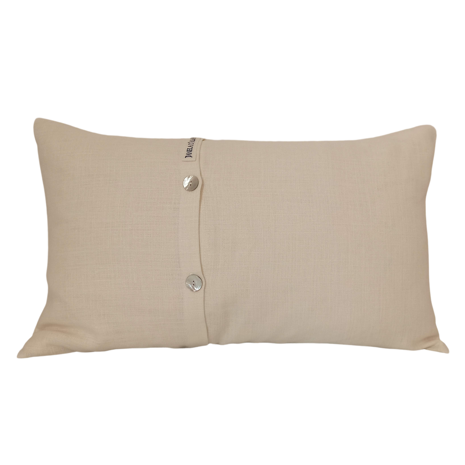 Linen Cushion Cover Tile Rectangular - Back Image