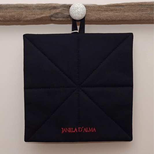 Potholder Christmas Flower - Back Image