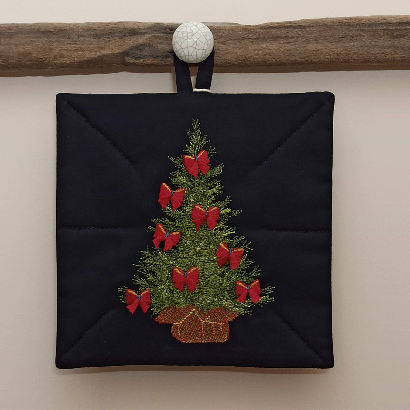Potholder Christmas Tree - Front Image