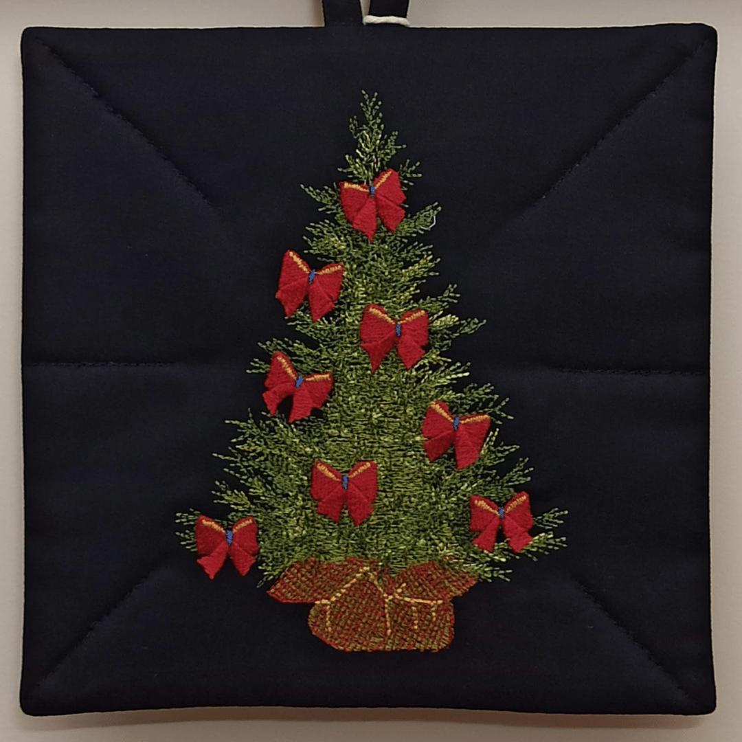 Potholder Christmas Tree - Front Image Details