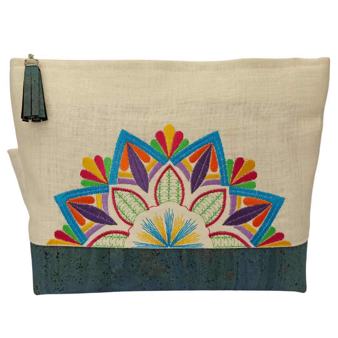 Women Clutch Bag Mandala - Back